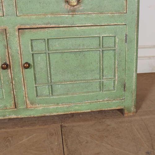 English West Country Glazed Kitchen Dresser For Sale - Image 6 of 12