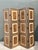 Vintage Painted Harlequin Wood Folding Screen For Sale - Image 9 of 18