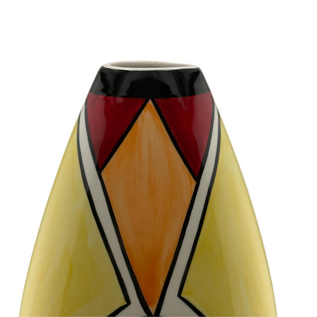 Ceramic Large Lorna Bailey Prototype Studio Pottery Vase from Lorna & Lionel Bailey, England, 2000s For Sale - Image 7 of 13