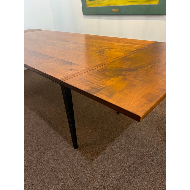 Dr Dimes Historical Dining Farm Table With Bow Back Arm Chairs and Side Chairs For Sale - Image 10 of 12