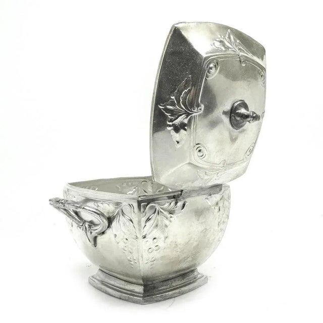 Art Nouveau Sugar Bowl from Bracia Buch, Poland, 1890s For Sale - Image 6 of 9