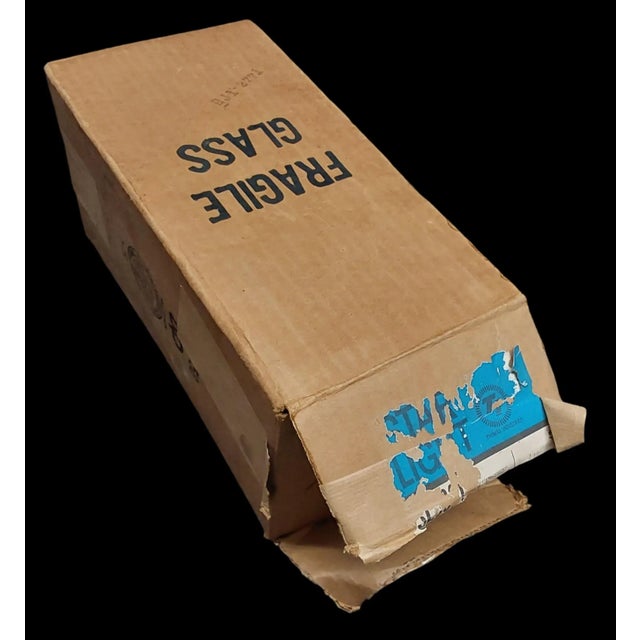 Glass Vintage 1960s Mid-Century Modern Moe Light Star Light Thomas Industries White Glass Shade For Sale - Image 7 of 9