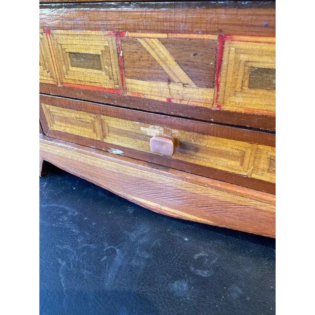 1910 Matchstick Jewlry Box For Sale - Image 11 of 13