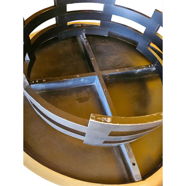 Sculptural Lotus Coffee Table Attributed to Theodore Muller & Isabelle Barringer for Kittinger, 1950s For Sale - Image 9 of 10