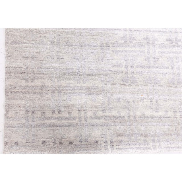 Contemporary Tibetan Terra Rug in Natural Wool by Doris Leslie Blau For Sale - Image 4 of 7