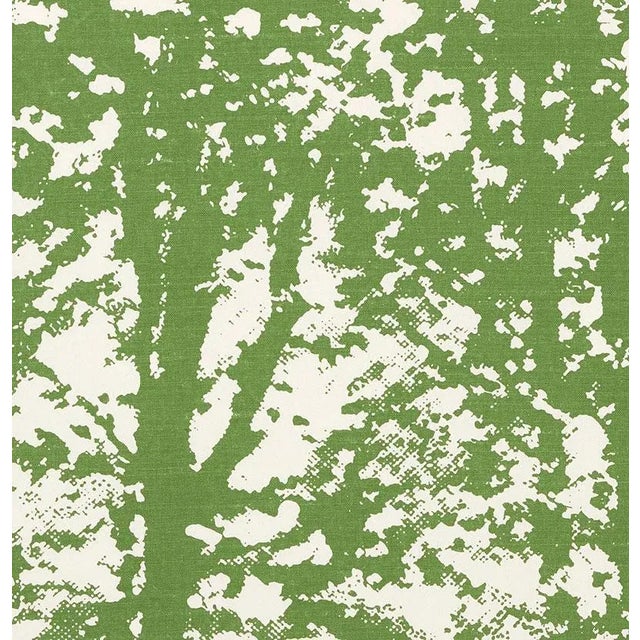Schumacher Woodland Fabric in Leaf For Sale