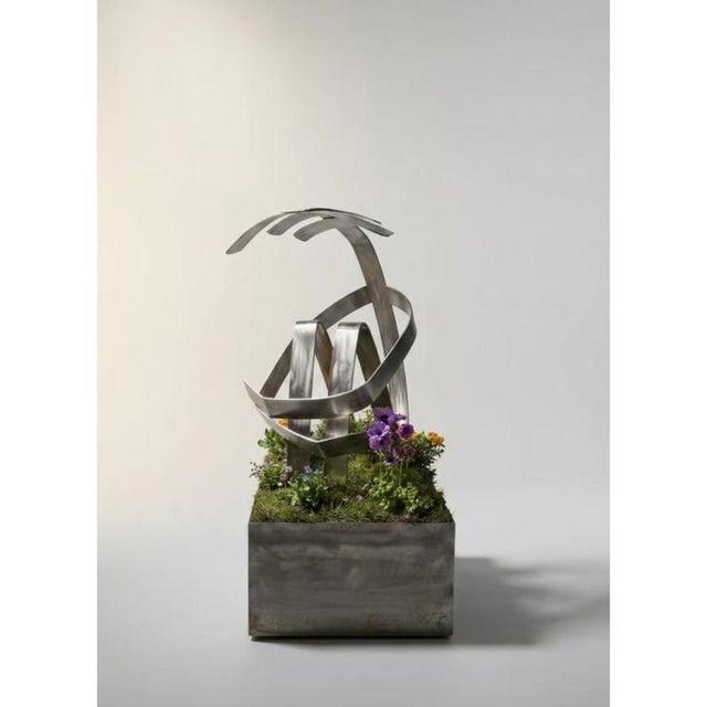 No One's Garden Statue in Mild Steel & Clay by Metalmorphosis Studio Dimensions: D 140 x W 200 x H 90 cm. Materials: Mild...
