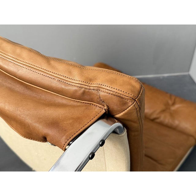 Brown JK 720 Chair in Cognac Leather by Jørgen Kastholm for Kill International, 1970s For Sale - Image 8 of 9