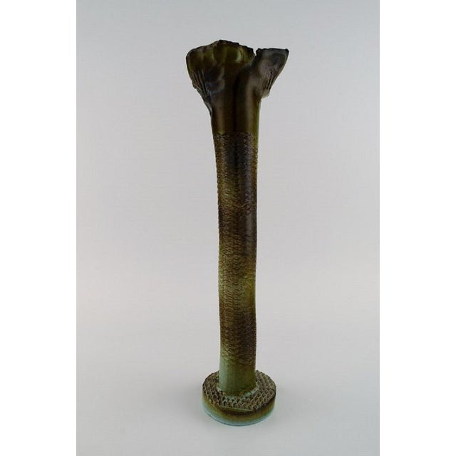 Ceramic B. 1952 Vase by Francis Milicifor Vallauris, 1980s For Sale - Image 7 of 10