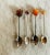 Set of Four Mid-Century Sterling Silver Spoons With River Amber For Sale - Image 10 of 12
