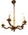 Vintage Brass 5-Arm Chandelier, France For Sale