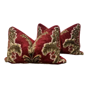 Vintage Re-Designed and Hand-Engineered Pillow Covers - a Pair