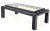 Mid-Century Modern Cloth Wrapped Black Lacquer Glass Top Rectangular Coffee Table For Sale - Image 3 of 11