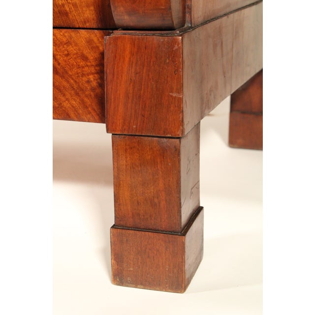 Continental Restauration Mahogany Chest of Drawers For Sale - Image 9 of 11
