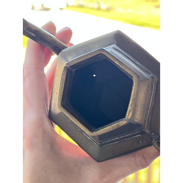 Vintage Brass Teapot For Sale - Image 10 of 10