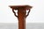 Art Deco Oak Pedestal with Pierced Brackets and Cross Base, Belgium, 1920s For Sale - Image 3 of 16
