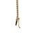 Metal Ladies 14k Yellow Gold 4 Prong 4.63ctw Diamond Tennis Chain Necklace For Sale - Image 7 of 8