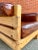 Pair of Brutalist Lounge Chairs in Solid Pine, Swedish Modern, Made in 1970s For Sale - Image 9 of 12