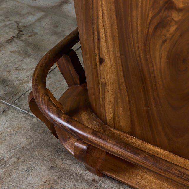 Studio Craft Live Edge Walnut Bar For Sale - Image 17 of 18