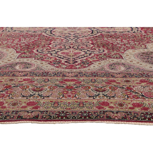 Late 19th Century Persian Kermanshah Rug, 11'07 X 13'10 For Sale - Image 4 of 10