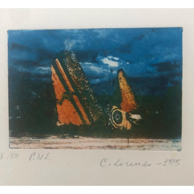 Lorenzo Corrado, Composition, 1995, Etching and Aquatint For Sale - Image 4 of 8