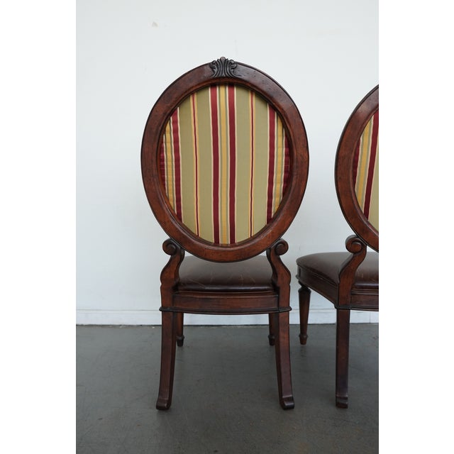 Drexel Heritage Oval Back Dining Chair (Set of 2) For Sale - Image 13 of 17