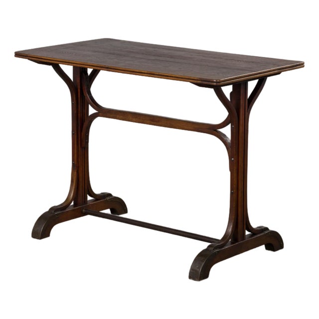 French Thonet Style Bentwood Bistro Table For Sale