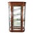 Late 20th Century Pulaski Cherry Bow Front Curio Cabinet For Sale
