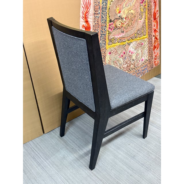International Atelier Upholstered Dora Side Chairs, Pair For Sale - Image 4 of 9