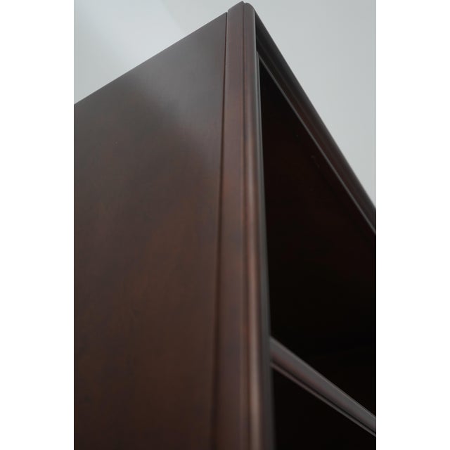 Set of 3 Sligh Cherry Tall Bookcases For Sale - Image 9 of 12