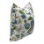 Schumacher Roca Redonda 22x 22 Decorative Pillow Cover in Ivory and Blue For Sale