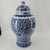 Add a touch of classical elegance to our home with this stunning Chinese Blue and White Chinoiserie Porcelain Ginger Jar...