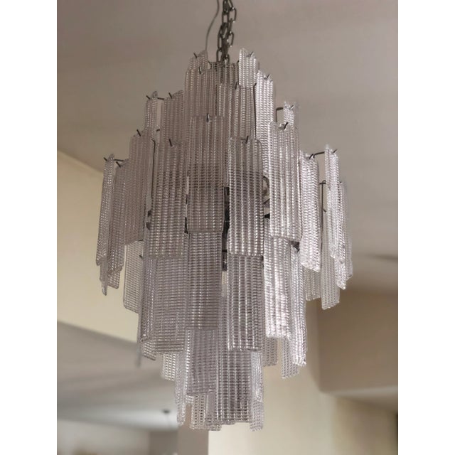 Contemporary Modern "Listelli" Murano Glass Sputnik Chandelier For Sale - Image 10 of 13