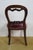 Antique Victorian Mahogany Balloon Back Child Doll Salesman Sample Parlor Chair For Sale - Image 4 of 14