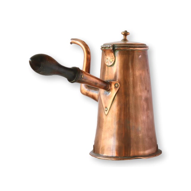Antique English Copper Chocolate Pot For Sale In Los Angeles - Image 6 of 6