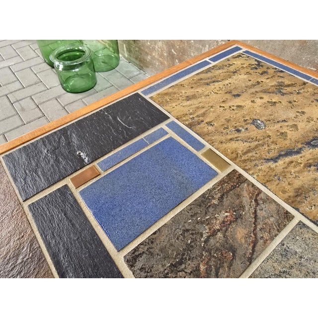 Mid-Century Modern Mid-Century Modern Teak Coffee Table by L. Sallingboe for Jelling Keramik, Denmark, 1970s For Sale - Image 3 of 12