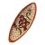 Vintage Glazed Ceramic and Mosaic Avocado Dish For Sale