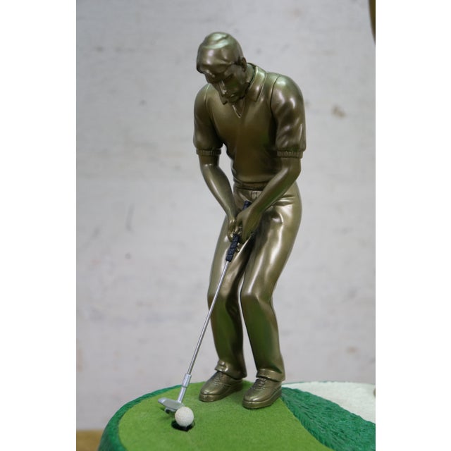 Vintage King American Animated Golf Putter 18th Hole for Birdie Table Lamp 19" For Sale - Image 4 of 16