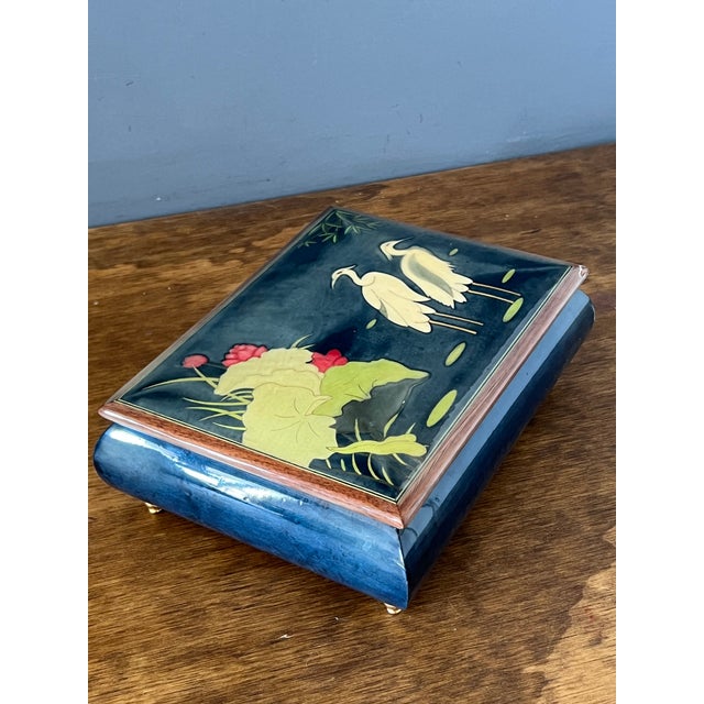 1990s 1990s Limited Edition Musical Jewelry Holder Box For Sale - Image 5 of 12