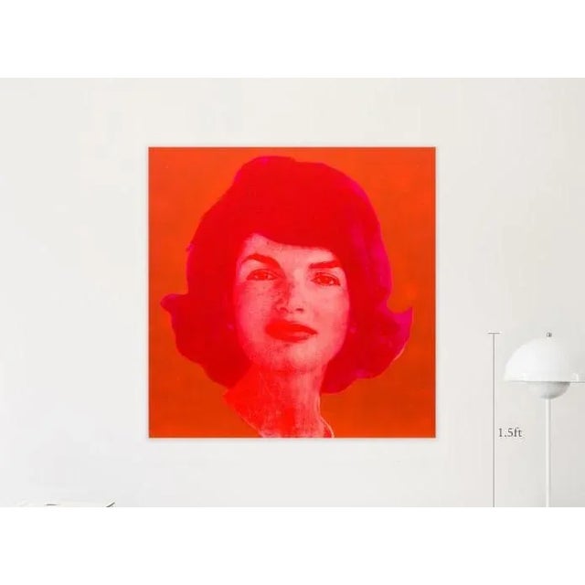 Jackie O Pop Art painting on aluminum. Ships unframed in a box.