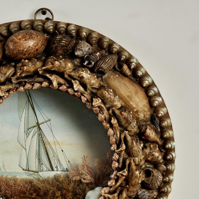 Pair of Antique British Colonial Sailors Valentine For Sale - Image 13 of 17