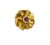 Metal Vintage Elegant Gold Tone With Faux Ruby and Diamond Pin /Brooch For Sale - Image 7 of 7