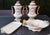 Vintage Vases with Tray and Centerpiece, 1920, Set of 4 For Sale - Image 13 of 16