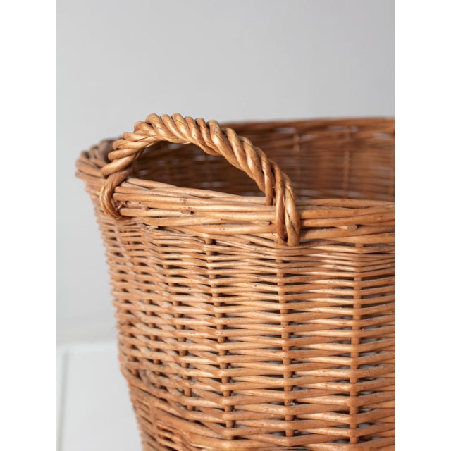 Vintage Wicker Basket For Sale - Image 14 of 14
