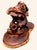 Vintage Burl Root Wood Abstract Sculpture Live Edge Base Organic Modern 17" For Sale - Image 13 of 15