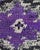 Doris Leslie Blau Vibrant Vintage American Hooked Rug in Purple and Grey For Sale - Image 9 of 10