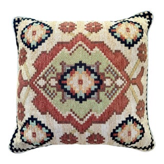 1990s Turkish Kilim Style Throw Pillow For Sale