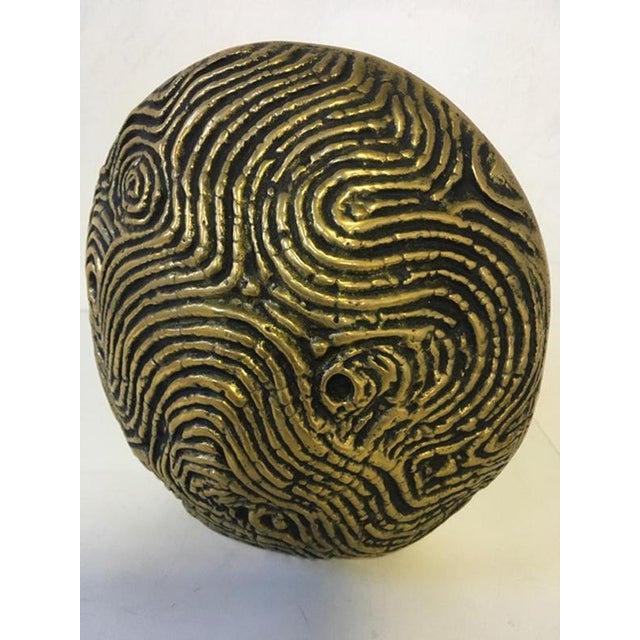 Metal Postmodern Abstract Bronze Sculpture, Italy, 1985 For Sale - Image 7 of 18