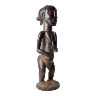 Early 20th Century Tabwa Standing Female Figure For Sale