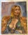 Orange Portrait of a Woman, Contemporary Oil Painting, One-of-a-Kind Art, by Van Ness For Sale - Image 8 of 8